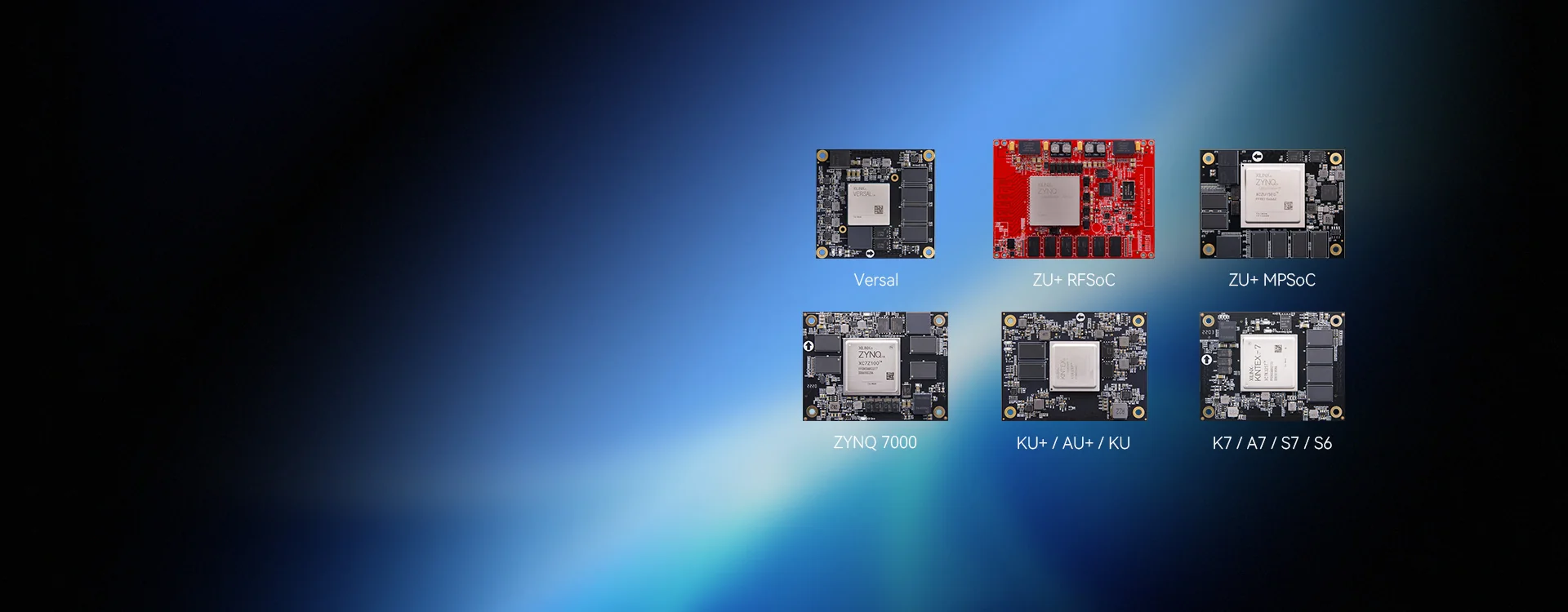 ALINX FPGA・SoC製品ラインアップ